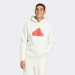 Fleecepullover von ADIDAS SPORTSWEAR, in der Farbe Weiss, aus Polyester, andere Perspektive, Vorschaubild