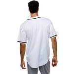 Baseballtrikot von JC DISTRO, in der Farbe Weiss, aus Polyester, andere Perspektive, Vorschaubild