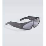 Herren-Sonnenbrille von Rick Owens, in der Farbe Schwarz, andere Perspektive, Vorschaubild
