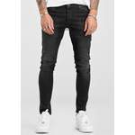 Slim Fit Jeans von 2Y Premium, in der Farbe Grau, andere Perspektive, Vorschaubild