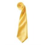 Krawatte von Premier Workwear, in der Farbe Gelb, andere Perspektive, Vorschaubild