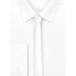 Schmale Krawatte von Ladeheid, in der Farbe Weiss, aus Polyester, andere Perspektive, Vorschaubild