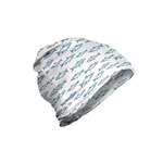 Beanie von Abakuhaus, in der Farbe Weiss, aus Polyester, andere Perspektive, Vorschaubild