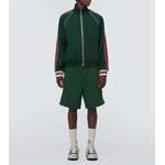 Shorts von Gucci, in der Farbe Grün, aus Polyester, andere Perspektive, Vorschaubild