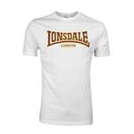 T-Shirt von Lonsdale, in der Farbe Weiss, aus Baumwolle, andere Perspektive, Vorschaubild