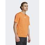 T-Shirt von Adidas, in der Farbe Orange, aus Polyester, andere Perspektive, Vorschaubild