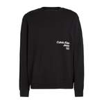 Sweatshirt von Calvin Klein Jeans, in der Farbe Schwarz, aus Baumwolle, Vorschaubild