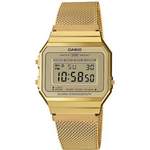 Herren-Armbanduhr von Casio, in der Farbe Gold, aus Edelstahl, andere Perspektive, Vorschaubild