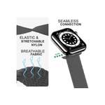 Smartwatch-Armband von Nalia, in der Farbe Grau, aus Nylon, andere Perspektive, Vorschaubild