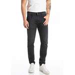 Slim Fit Jeans von Replay, in der Farbe Schwarz, andere Perspektive, Vorschaubild