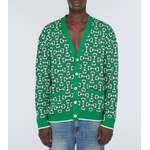 Cardigan von Gucci, in der Farbe Grün, andere Perspektive, Vorschaubild