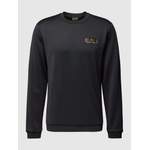 Sweatshirt von EA7 Emporio Armani, in der Farbe Schwarz, aus Polyester, Vorschaubild