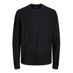 V-Pullover von jack & jones, in der Farbe Schwarz, aus Wolle, andere Perspektive, Vorschaubild