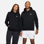 Fleecepullover von Nike Sportswear, in der Farbe Schwarz, aus Baumwolle, andere Perspektive, Vorschaubild
