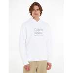 Sweatshirt von Calvin Klein, in der Farbe Weiss, aus Baumwolle, andere Perspektive, Vorschaubild