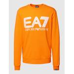 Sweatshirt von EA7 Emporio Armani, in der Farbe Orange, aus Baumwolle, Vorschaubild