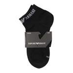 Socke von Emporio Armani, in der Farbe Schwarz, aus Baumwolle, andere Perspektive, Vorschaubild