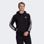 Fleecepullover von adidas Sportswear, in der Farbe Schwarz, aus Stoff, Vorschaubild