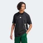 T-Shirt von Adidas Sportswear, in der Farbe Schwarz, aus Baumwolle, Vorschaubild