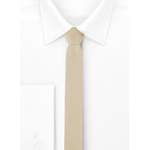 Schmale Krawatte von Ladeheid, in der Farbe Weiss, aus Polyester, andere Perspektive, Vorschaubild
