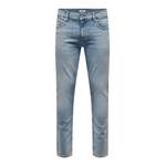 Slim Fit Jeans von Only & Sons, in der Farbe Blau, aus Baumwolle, Vorschaubild