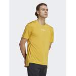 T-Shirt von Adidas, in der Farbe Gelb, andere Perspektive, Vorschaubild