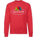 Sweatshirt von Fruit Of The Loom, in der Farbe Rot, andere Perspektive, Vorschaubild