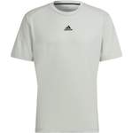 Funktionsshirt von adidas Sportswear, in der Farbe Grau, aus Recyceltes, andere Perspektive, Vorschaubild