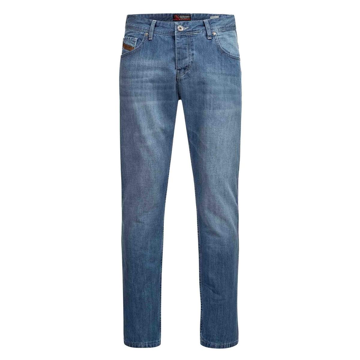 Jeans Slim Uomo Alessandro Salvarini – Azzurro Denim – Taglia 31/32