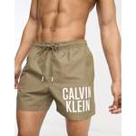 Badeshorts von Calvin Klein, in der Farbe Grün, aus Polyester, Vorschaubild