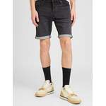 Jeans Shorts von jack & jones, in der Farbe Schwarz, aus Polyester, andere Perspektive, Vorschaubild