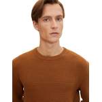 Sweatshirt von Tom Tailor, in der Farbe Braun, aus Baumwolle, andere Perspektive, Vorschaubild