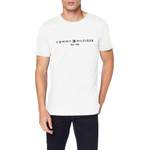 T-Shirt von Tommy Hilfiger, in der Farbe Weiss, aus Baumwolle, andere Perspektive, Vorschaubild