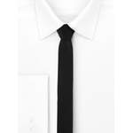 Schmale Krawatte von Ladeheid, in der Farbe Schwarz, aus Polyester, andere Perspektive, Vorschaubild