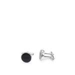 Manschettenknopf von HUGO, in der Farbe Schwarz, andere Perspektive, Vorschaubild