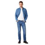 Stretch Jeans von Wrangler, in der Farbe Blau, aus Polyester, Vorschaubild