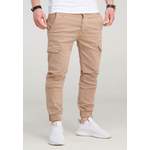 Cargohose von Behype, in der Farbe Beige, aus Baumwolle, andere Perspektive, Vorschaubild