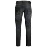 Slim Fit Jeans von jack & jones, in der Farbe Grau, aus Elasthan, andere Perspektive, Vorschaubild