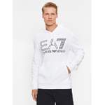 Sweatshirt von EA7 Emporio Armani, in der Farbe Weiss, aus Baumwolle, Vorschaubild