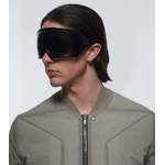 Herren-Sonnenbrille von Rick Owens, in der Farbe Schwarz, andere Perspektive, Vorschaubild