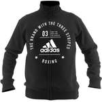 Sweatjacke von adidas performance, in der Farbe Schwarz, andere Perspektive, Vorschaubild