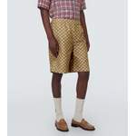 Shorts von Gucci, in der Farbe Beige, aus Polyester, andere Perspektive, Vorschaubild