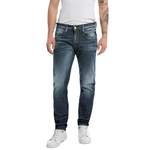 Slim Fit Jeans von Replay, in der Farbe Blau, aus Baumwolle, andere Perspektive, Vorschaubild