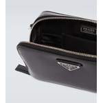 Messenger Bag von Prada, in der Farbe Schwarz, andere Perspektive, Vorschaubild