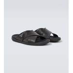 Sandale von Prada, in der Farbe Schwarz, andere Perspektive, Vorschaubild