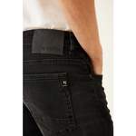 Slim Fit Jeans von Garcia, in der Farbe Schwarz, aus Polyester, andere Perspektive, Vorschaubild