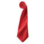 Krawatte von Premier Workwear, in der Farbe Rot, andere Perspektive, Vorschaubild