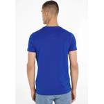 T-Shirt von Tommy Hilfiger, in der Farbe Blau, aus Baumwolle, andere Perspektive, Vorschaubild