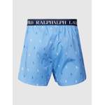 Boxershorts von Polo Ralph Lauren Underwear, in der Farbe Blau, aus Baumwolle, andere Perspektive, Vorschaubild