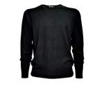 Herren-Pullover von Cashmere Company, in der Farbe Schwarz, andere Perspektive, Vorschaubild